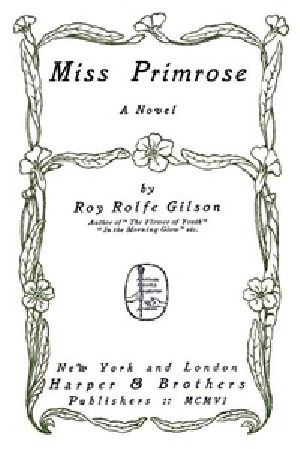 [Gutenberg 40735] • Miss Primrose: A Novel